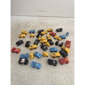 Ooshies PENCIL TOPPERS Pixar Cars LIGHTNING MCQUEEN Figure Toy Lot Rubber Cars